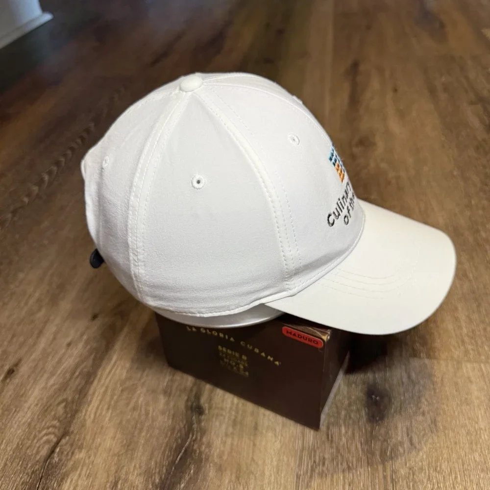 Nike Culinary‎ Institute The South Hat White Black Dri Fit Legacy91 Running Gym